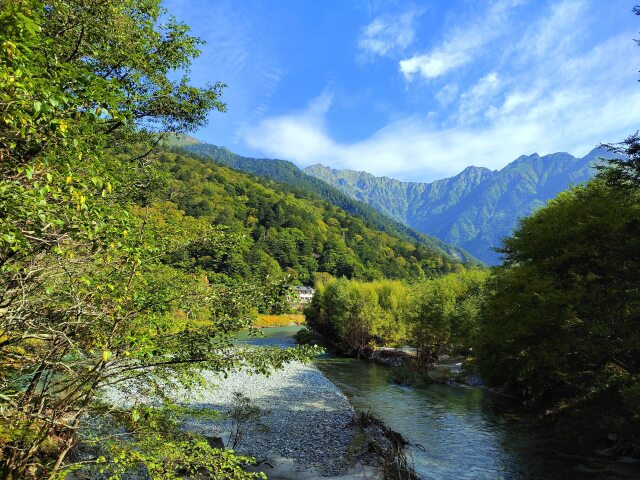 初秋の上高地