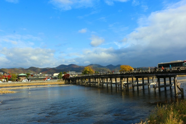 渡月橋12月