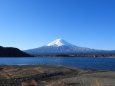 真っ白になった富士山