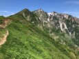 鹿島槍ヶ岳への道