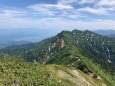 爺ヶ岳を望む