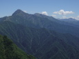 北岳を望む