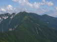 鳳凰三山と富士を望む