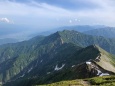 爺ヶ岳を望む