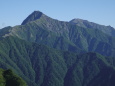 北岳を望む