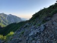 鹿島槍ヶ岳を望む