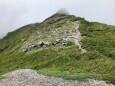 蝶ヶ岳にて