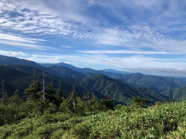 北アルプスの奥