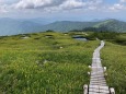 北ノ俣岳を下る