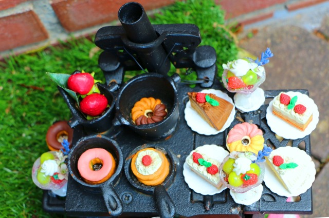 ハーブ園のケーキ