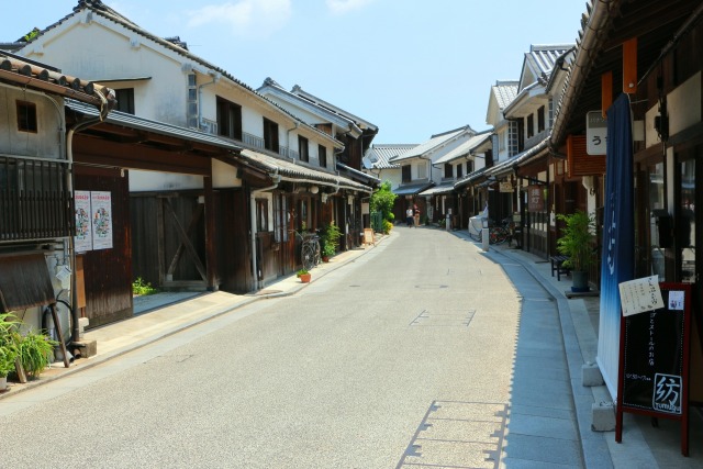 初夏の倉敷の町並み
