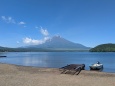 山中湖と富士山