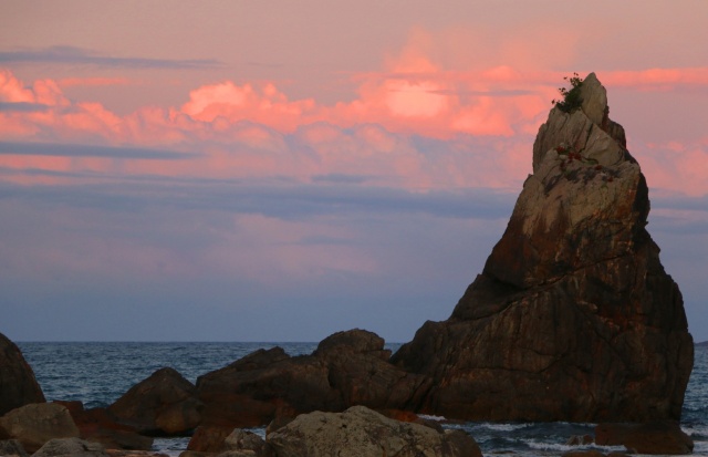 橋杭岩の夕暮れ