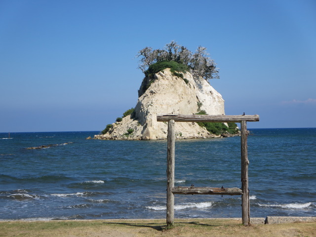 軍艦島(見附島)今 2025年