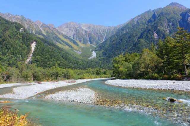 初秋の上高地