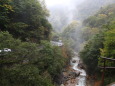 中の湯の渓谷と梓川