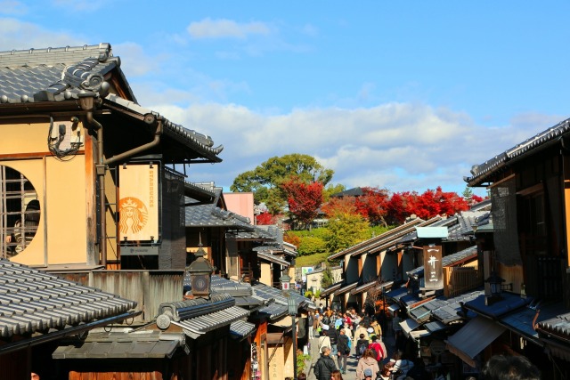 晩秋の京都市街