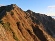 朝の鹿島槍ヶ岳