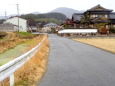 冬の田舎道