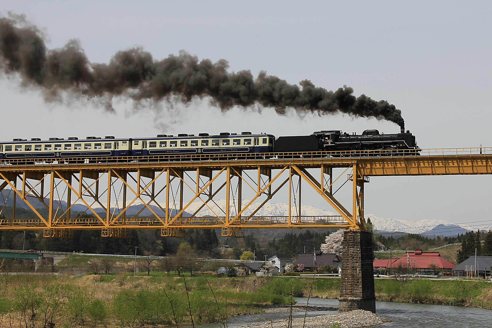 鉄道 蒸気機関車 黒煙を上げるc57 壁紙19x1280 壁紙館