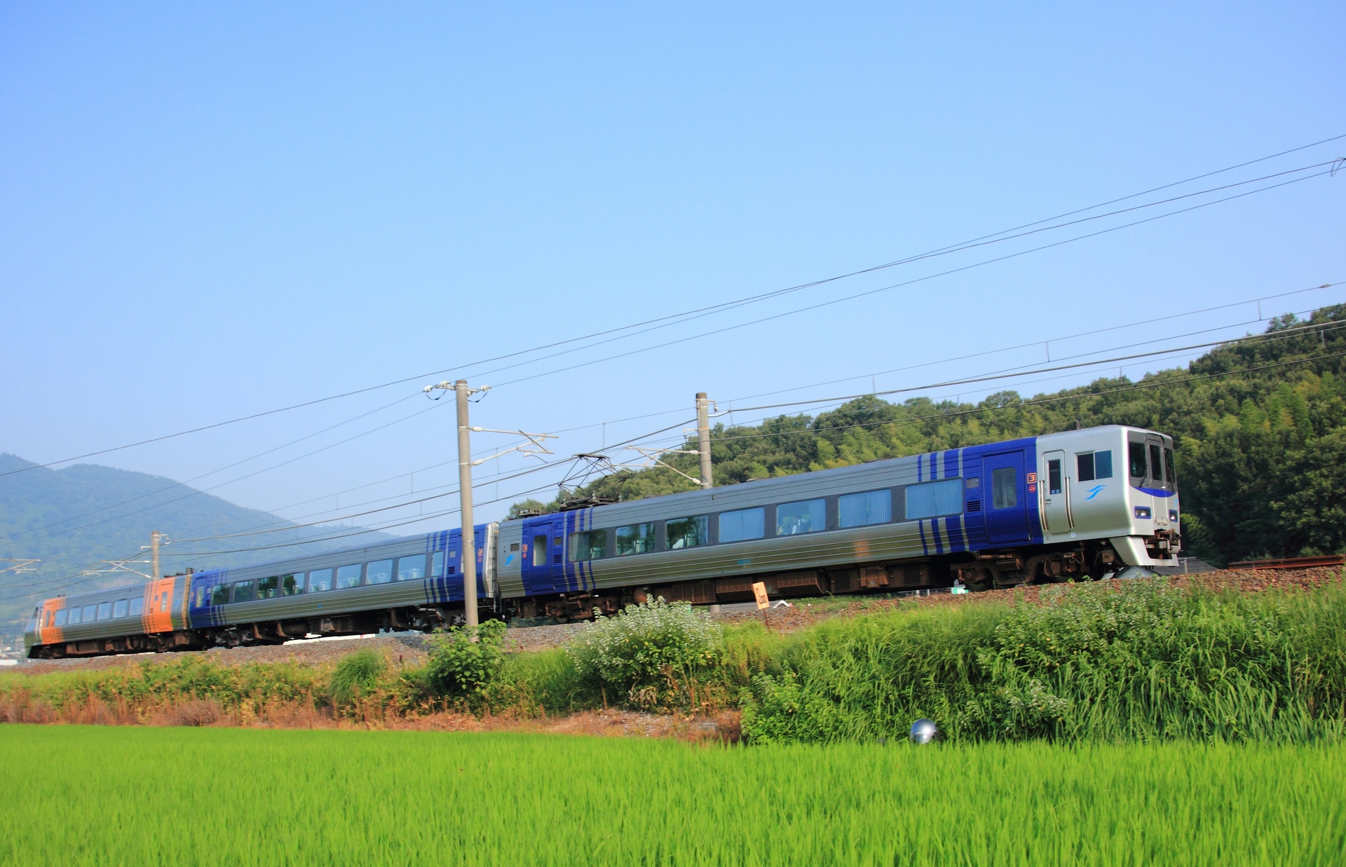 鉄道 電車 Jr四国8000系 壁紙19x1237 壁紙館