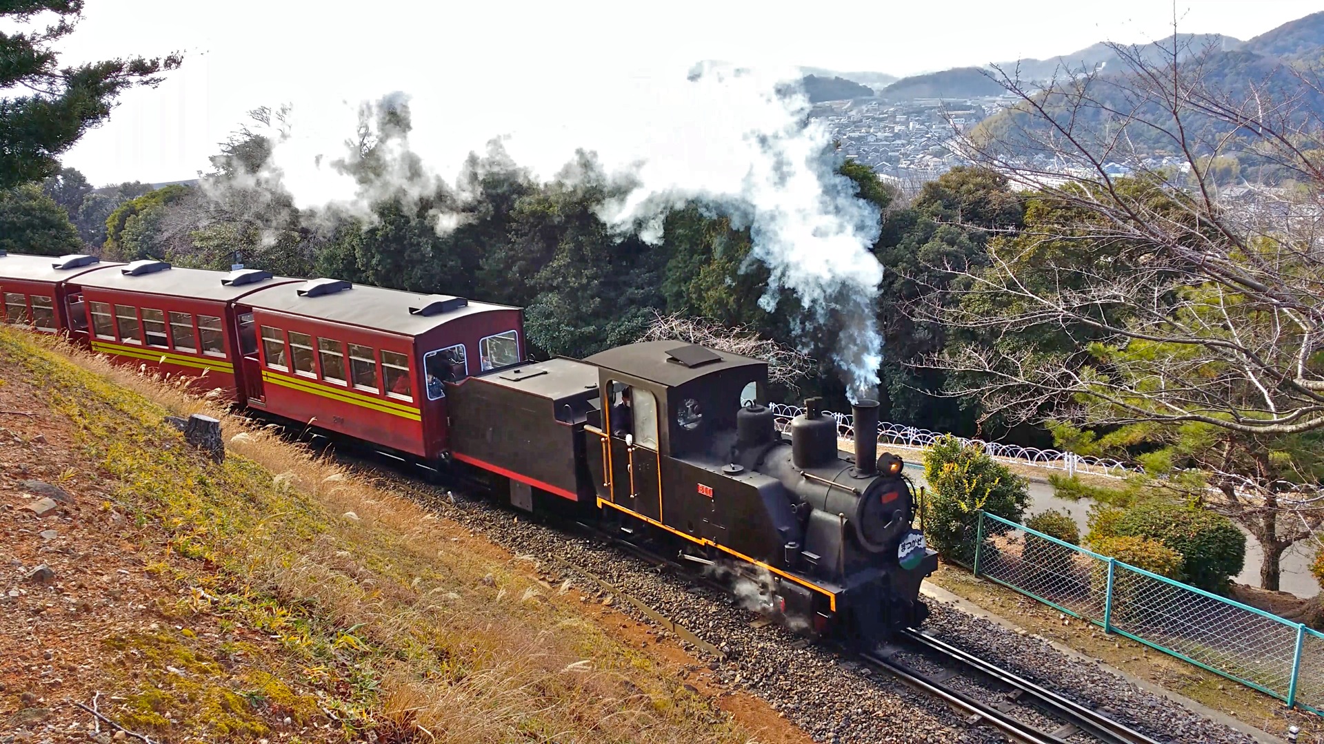 鉄道 蒸気機関車 4kスマホでこどもの国sl 壁紙1920x1080 壁紙館