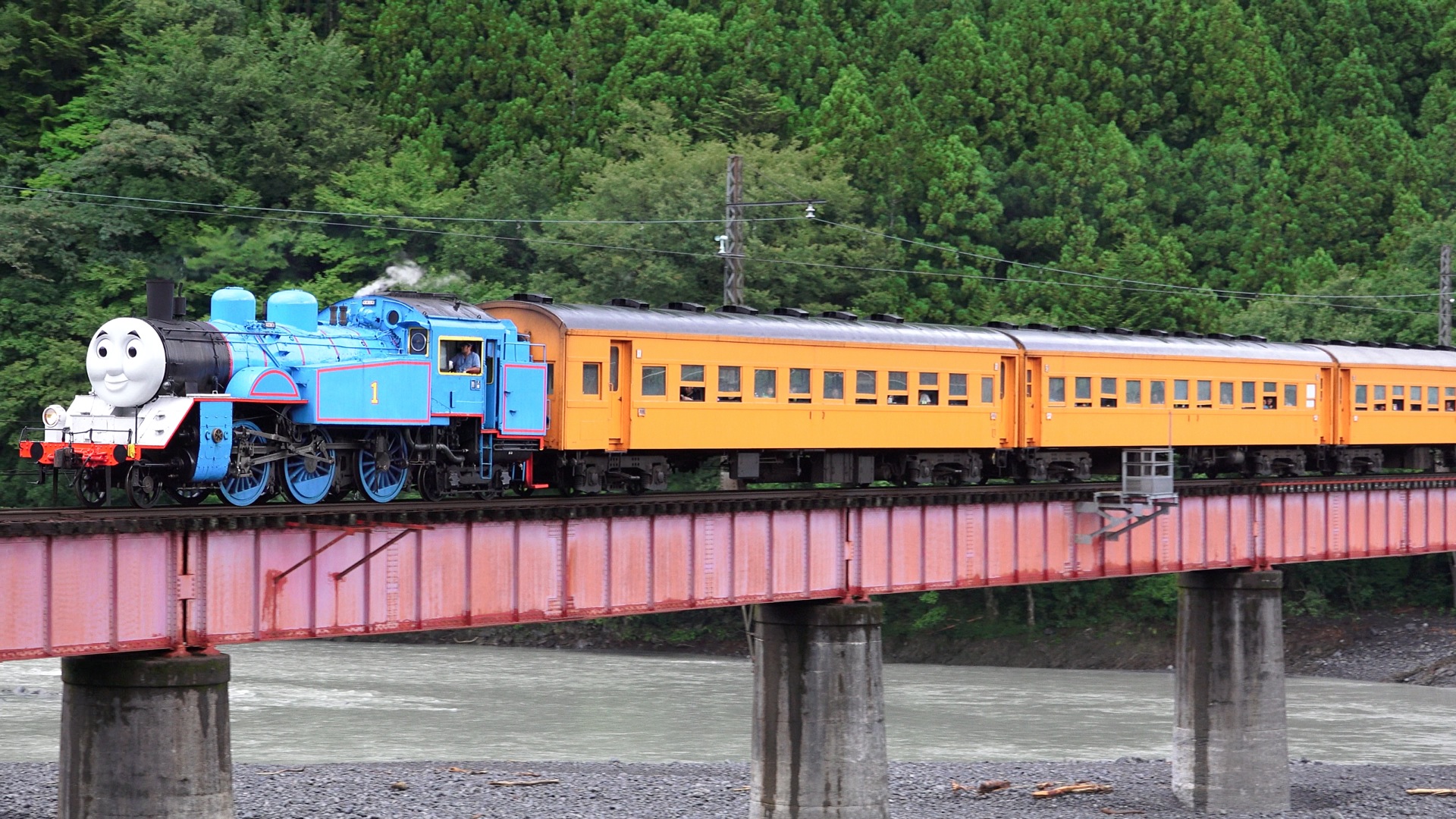 鉄道 蒸気機関車 きかんしゃトーマス 壁紙19x1080 壁紙館