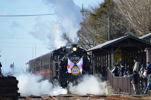 真岡鉄道「SL新年号」
