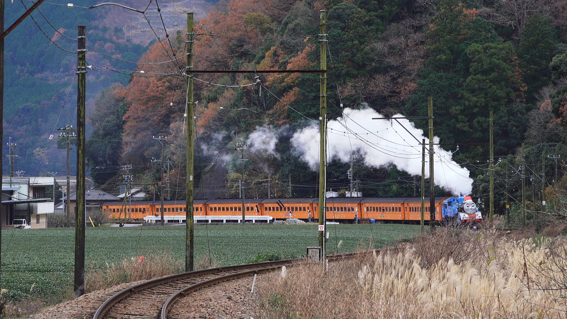 鉄道 蒸気機関車 後追いのトーマス君 壁紙19x1080 壁紙館