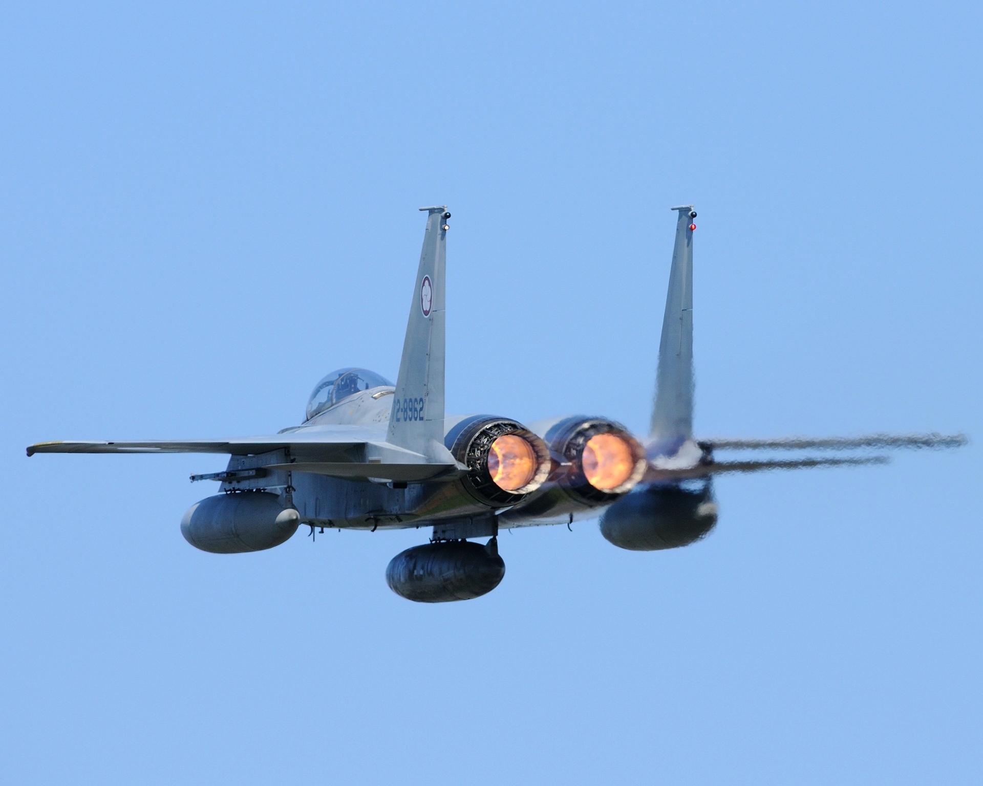 航空機 F 15 アフターバーナー離陸 壁紙19x1536 壁紙館