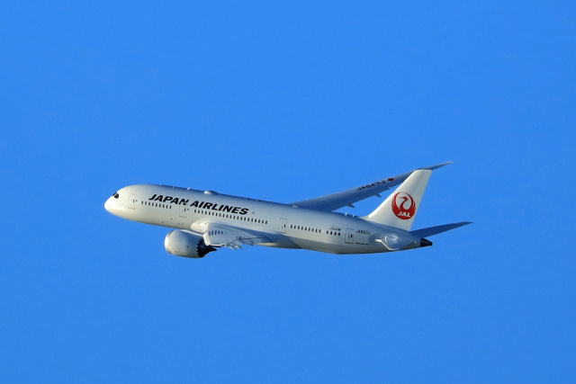 日本航空セントレア離陸