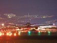 飛行機夜景