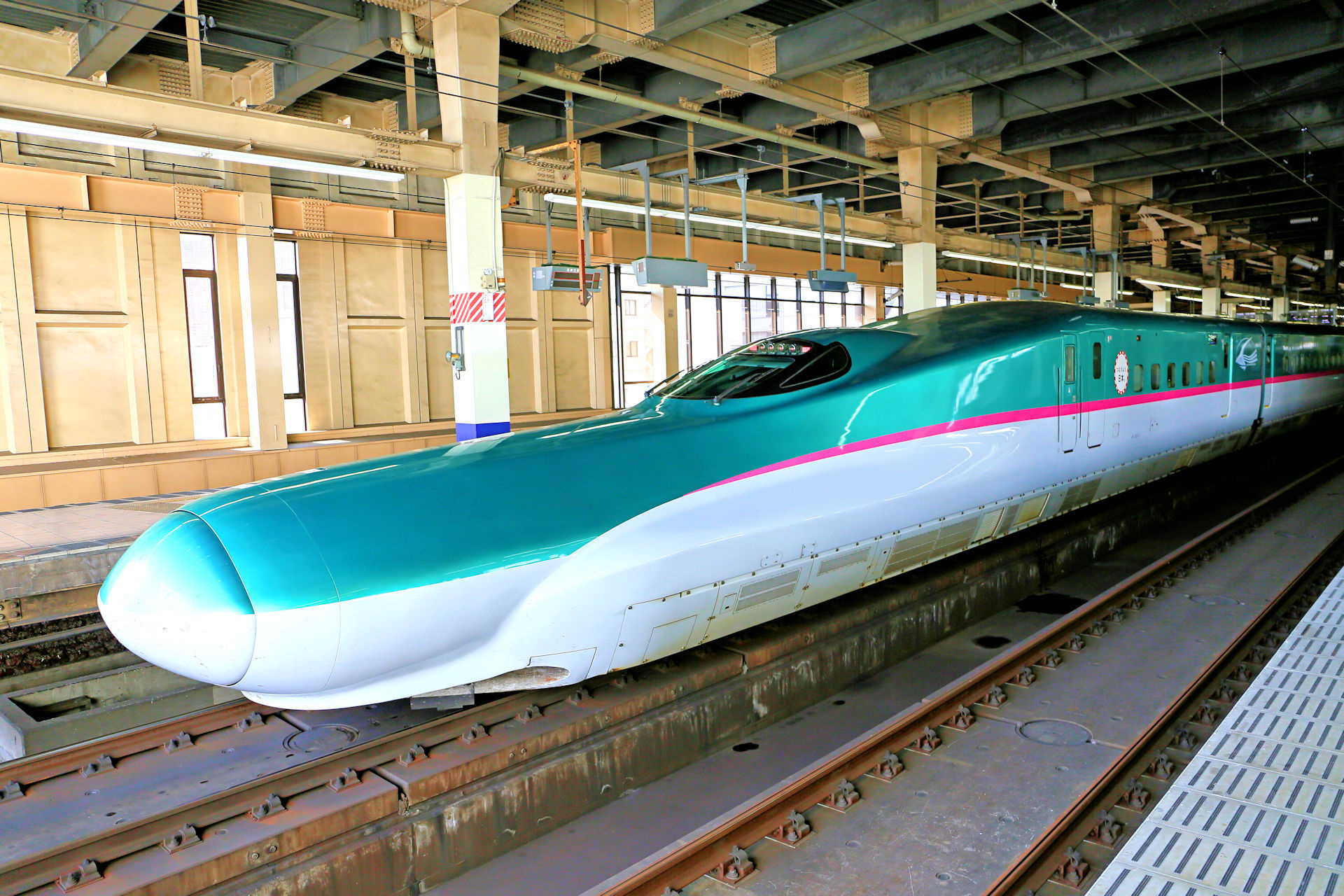 鉄道 新幹線 東北新幹線 E5 はやぶさ 最後尾 壁紙19x1280 壁紙館