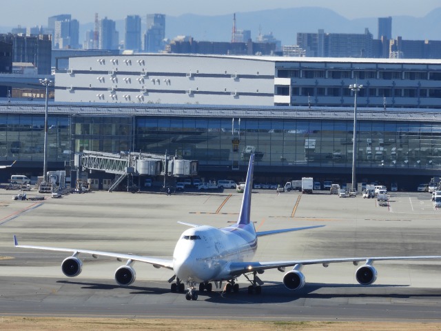 B747 羽田空港