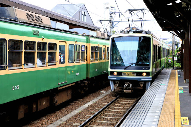江ノ電のすれちがい