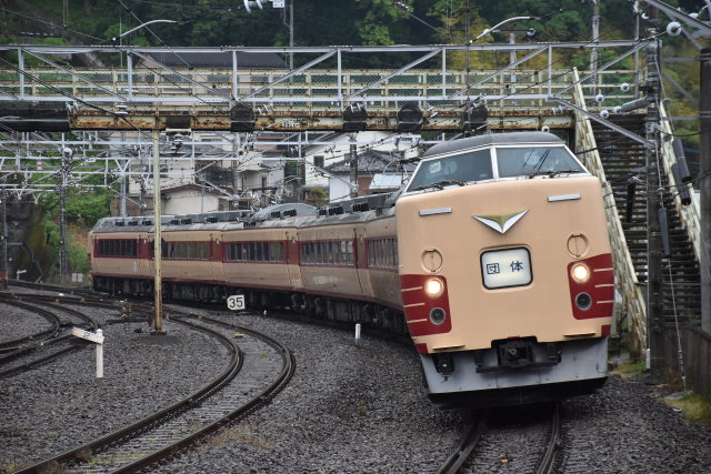 相模湖駅 団体列車