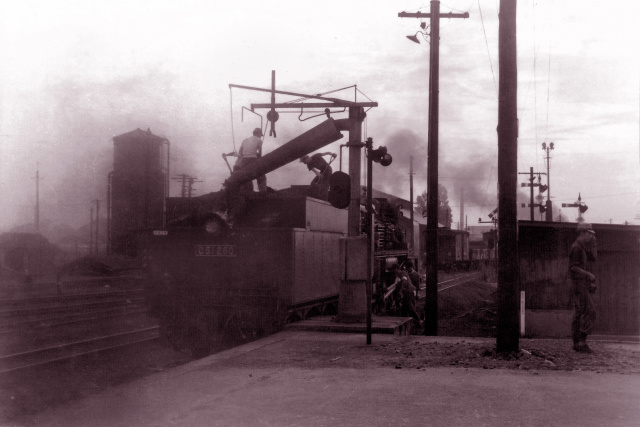 蒸気機関車作業風景～1964年