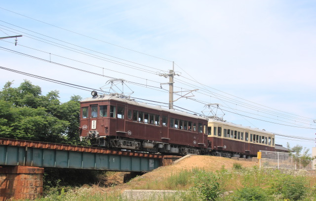 レトロ3000形1000形の連結