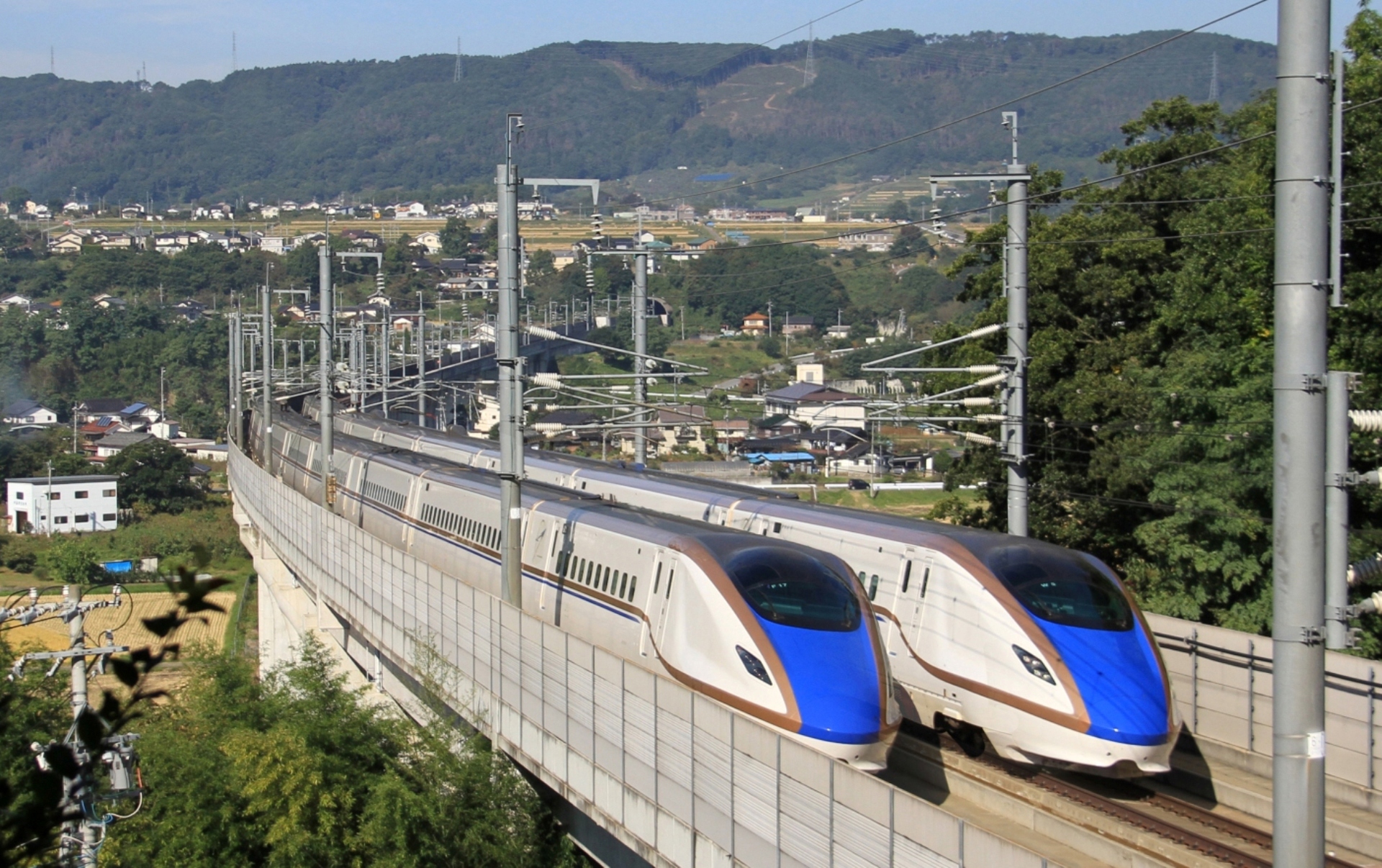 鉄道 新幹線 北陸新幹線 上田 佐久平 壁紙19x16 壁紙館