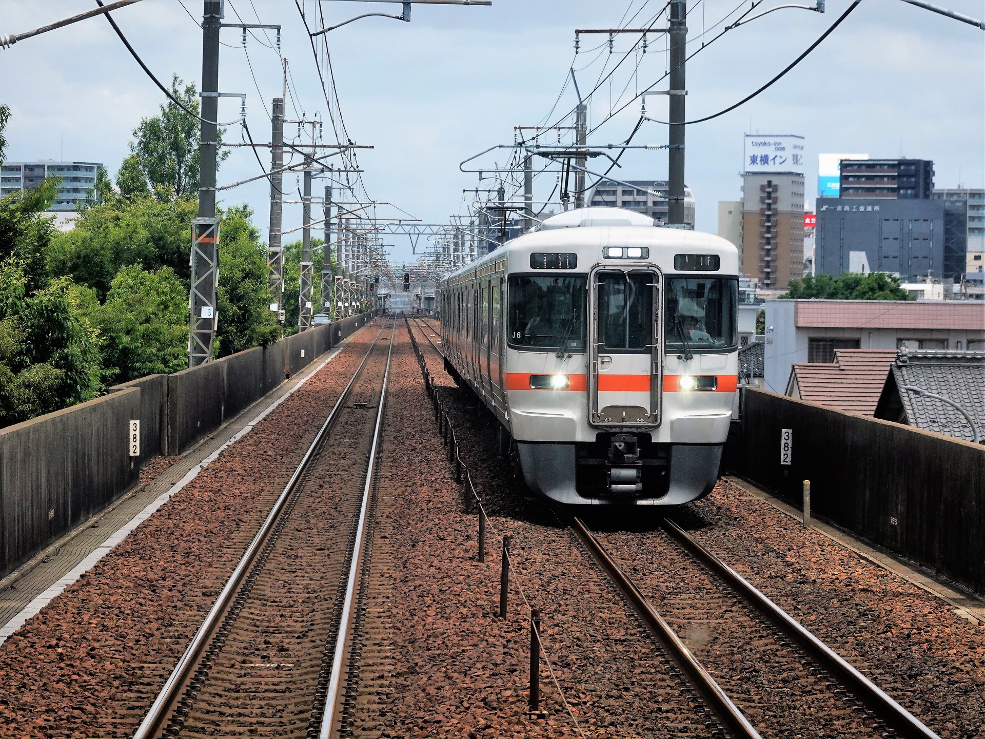 鉄道 電車 313系普通電車 壁紙19x1440 壁紙館