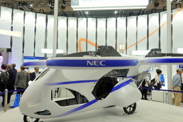 NECの空飛ぶ自動車