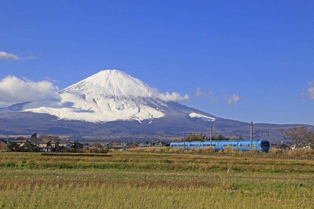 富士山と「ふじさん」