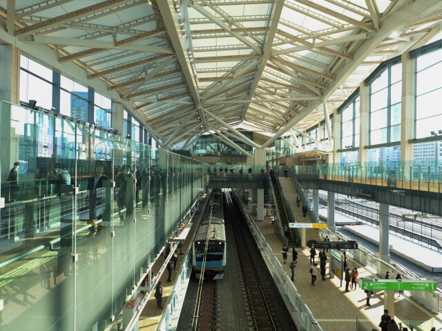 高輪ゲートウェイ駅と京浜東北線