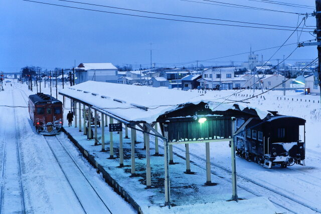 昭和の鉄道154 興部駅にて