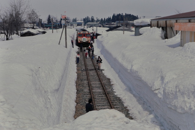 昭和の鉄道427 雪の壁