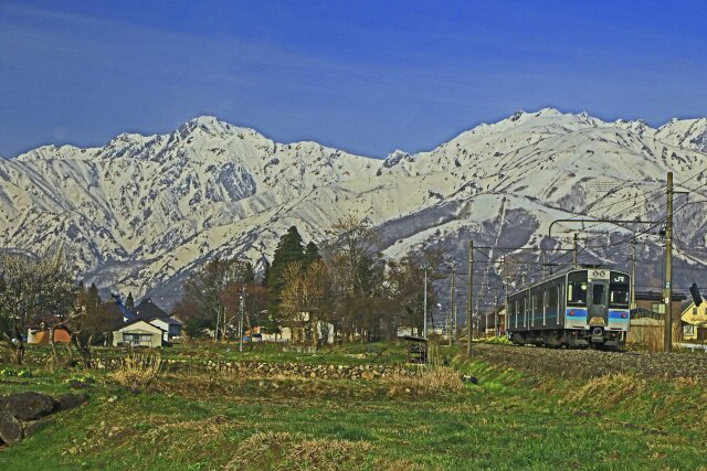 五龍、唐松、後にして