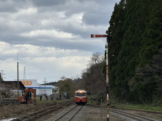 腕木式信号機と南部縦貫鉄道